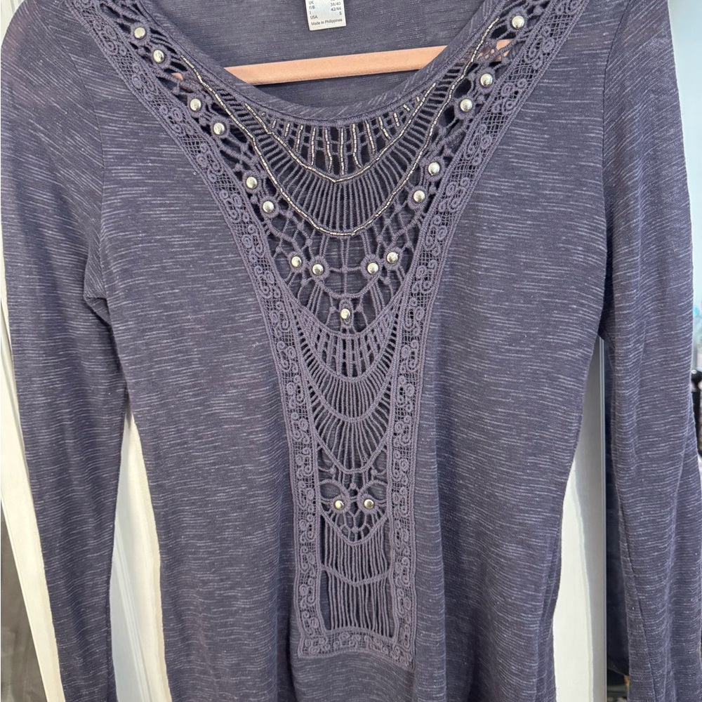 VENUS Lavender Long Sleeve Top